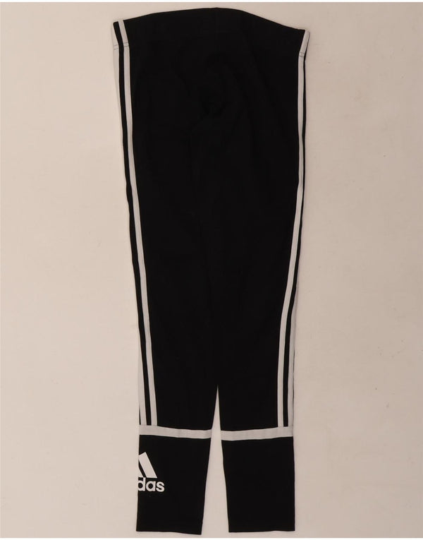 Leggings grafic Adidas pentru femei UK 12/14 Medium Black