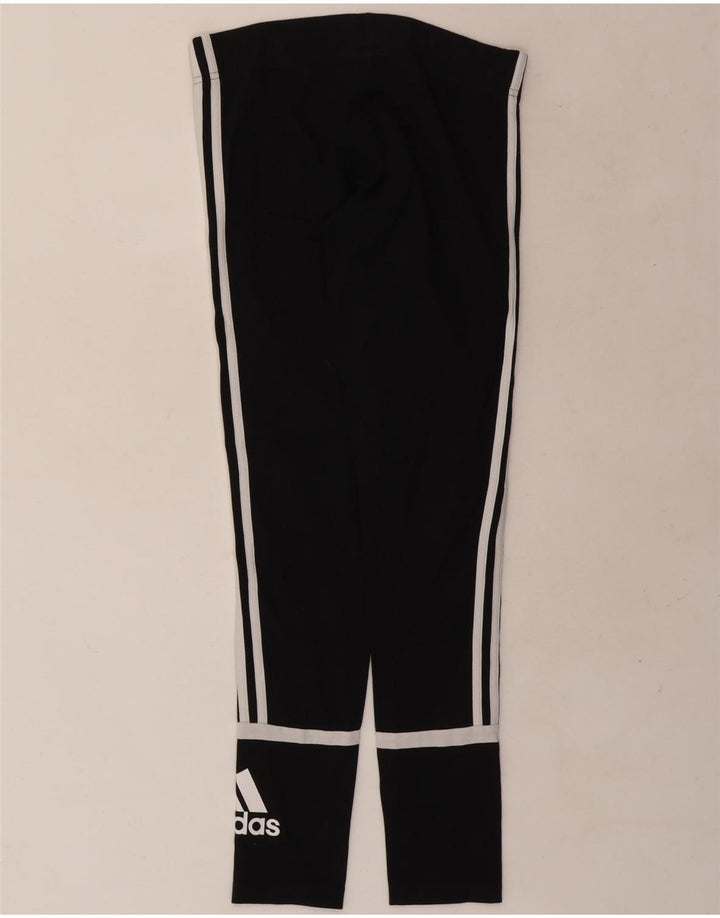 Leggings grafic Adidas pentru femei UK 12/14 Medium Black