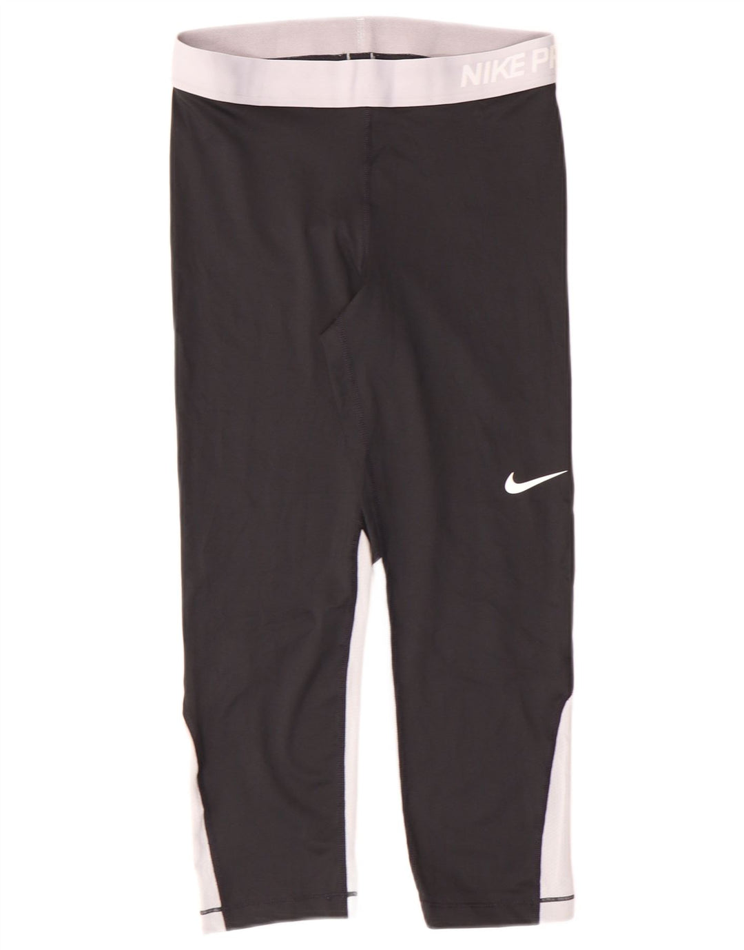 Leggings Nike Womens Dri Fit UK 14 Medium Black Poliester Sports
