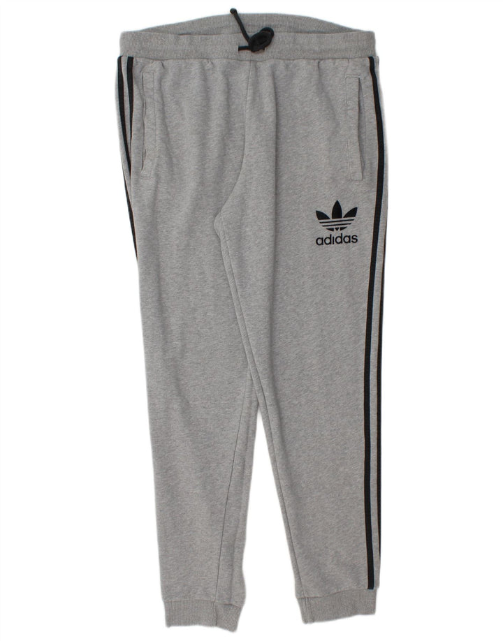 Pantaloni de trening pentru bărbați ADIDAS Joggeri XL bumbac gri