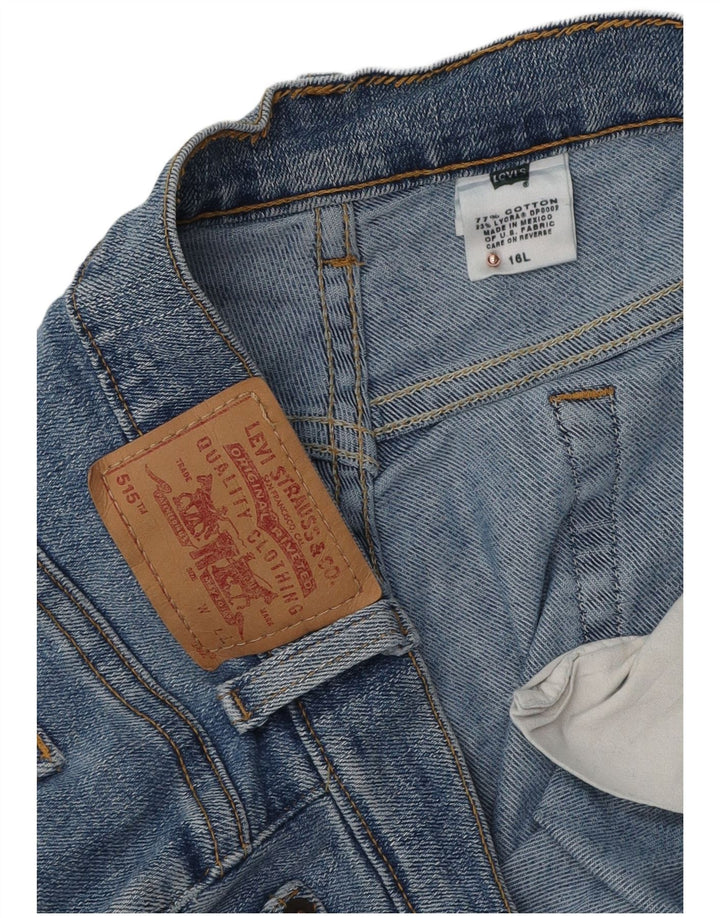 Blugi Levi's 515 Bootcut pentru femei US 16 2XL W36 L32 Bumbac albastru