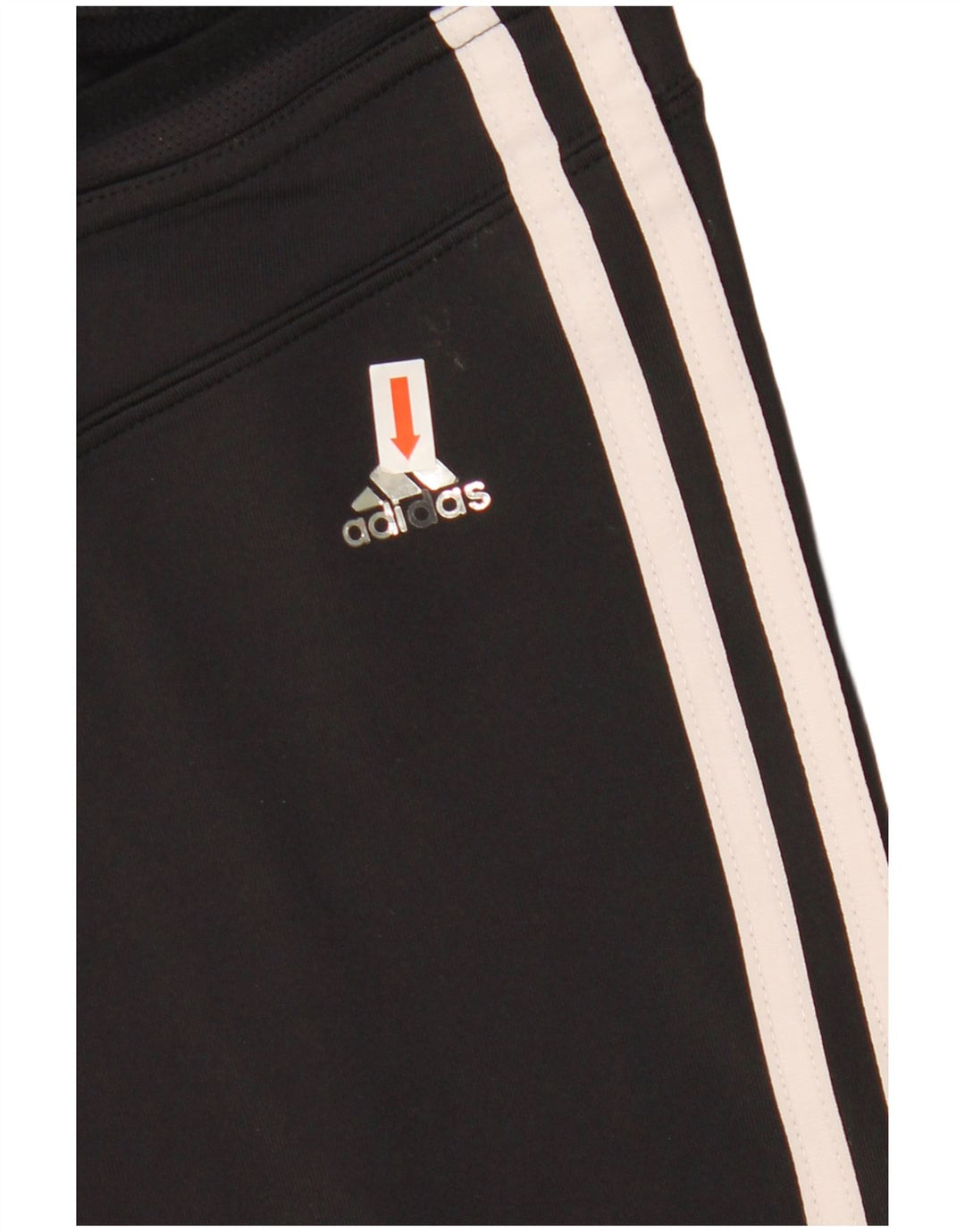 Pantaloni de trening ADIDAS Clima 365 Capri pentru femei UK 16, mare, negru, nailon