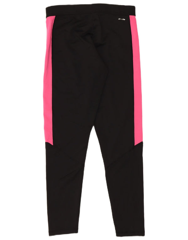 Leggings grafic Adidas pentru femei Marea Britanie 12/14 Medium Black Colorblock