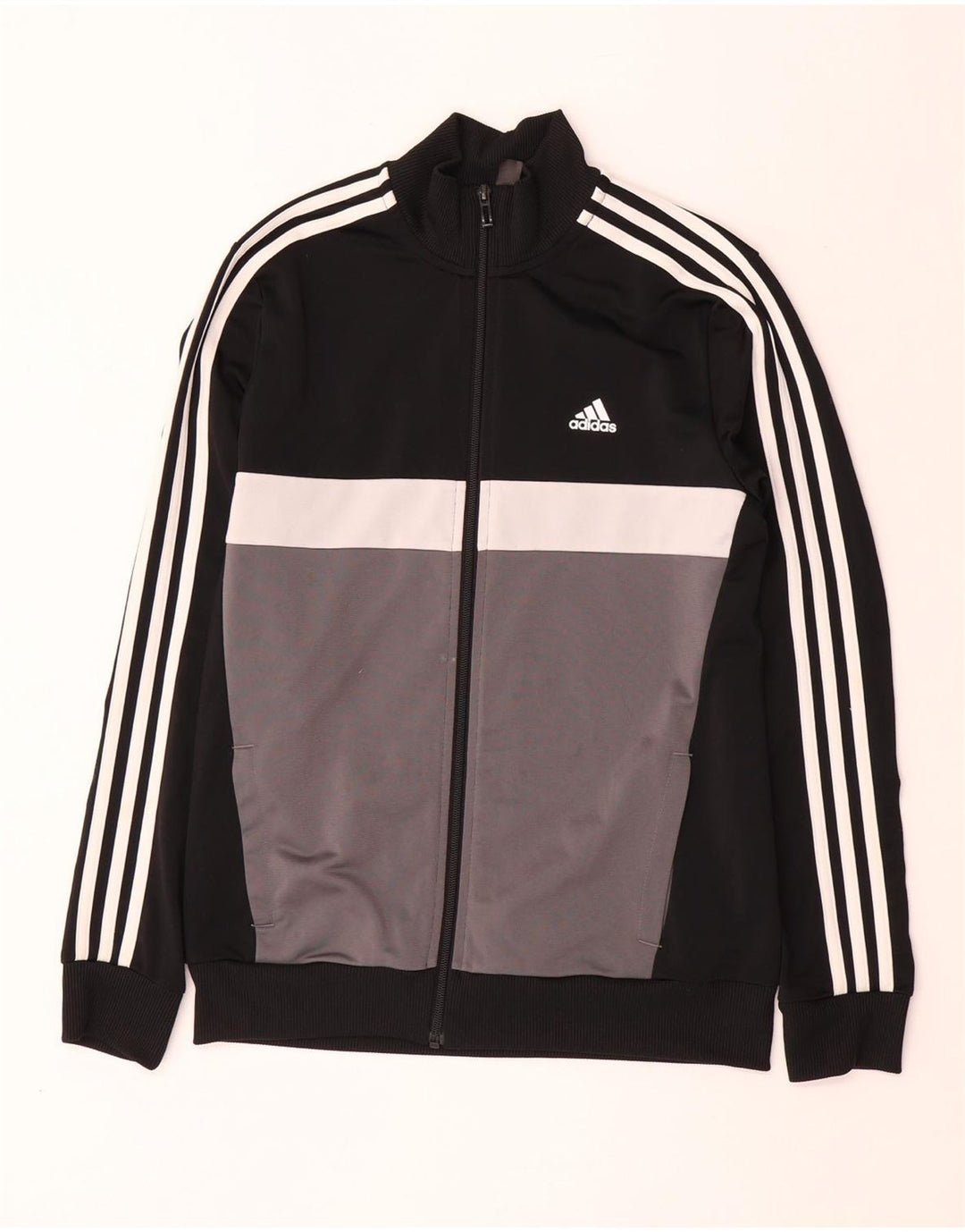 Jachetă de trening Aeroready ADIDAS pentru băieți 13-14 ani, negru, color block