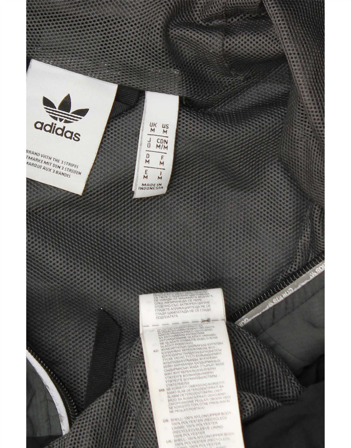 Jachetă de ploaie cu glugă Adidas pentru bărbați Marea Britanie 38, gri mediu, nailon color bloc