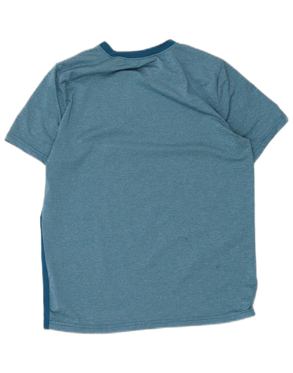 Tricou grafic Under Armour pentru băieți Heat Gear Top 9-10 ani, albastru mediu