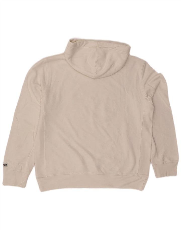 Pulover pentru bărbați Converse Graphic Hoodie XL, bumbac alb