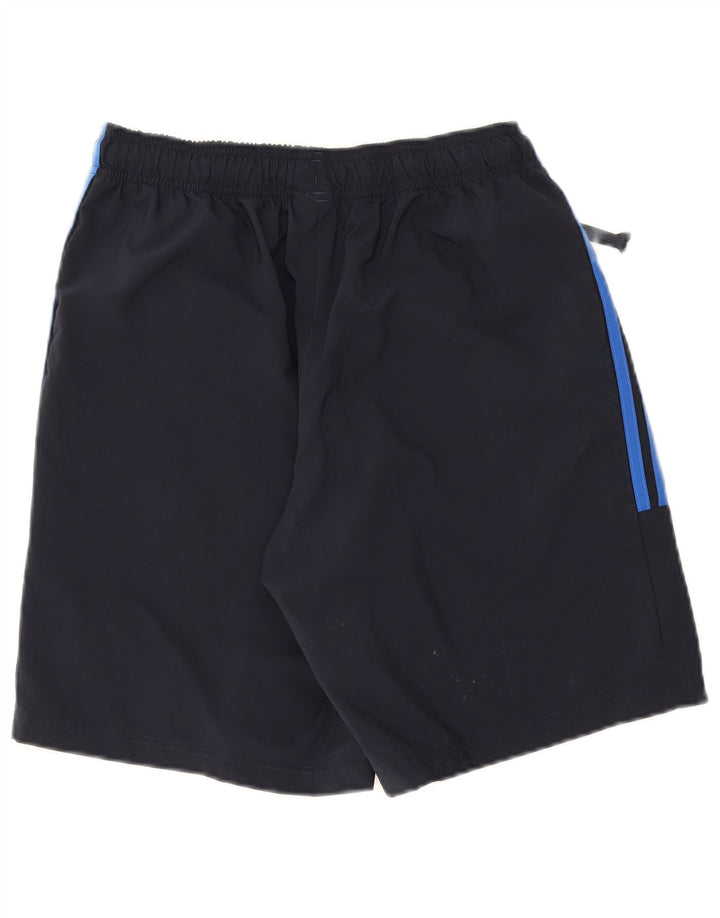 Pantaloni scurți sport Adidas pentru bărbați, poliester mediu bleumarin