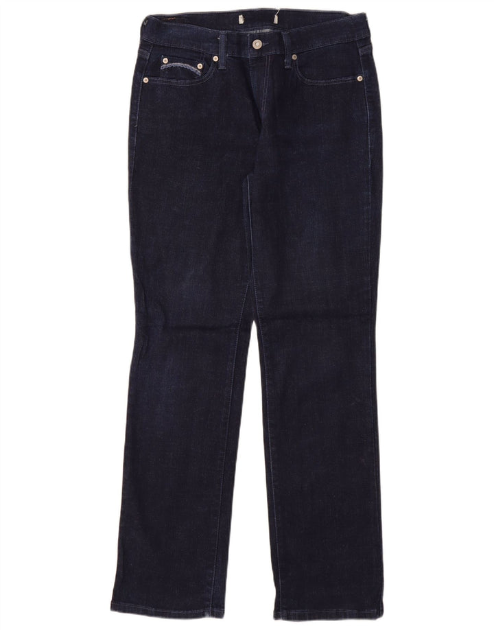 Blugi drepti pentru femei LEVI'S US 8 Medium W29 L32 Bumbac bleumarin