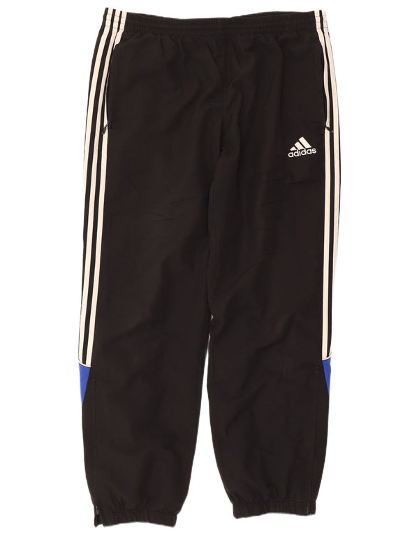 Pantaloni de trening pentru bărbați Adidas Pantaloni de jogging UK 44/46 Large Black Colorblock