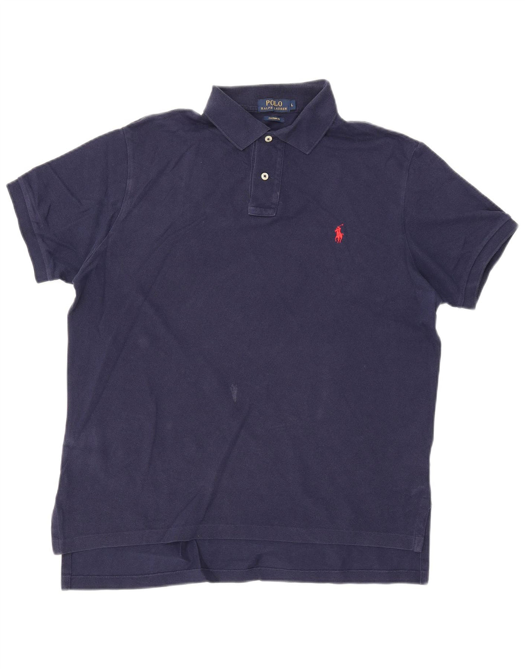 POLO RALPH LAUREN Cămașă polo personalizată pentru bărbați, bumbac, albastru bleumarin