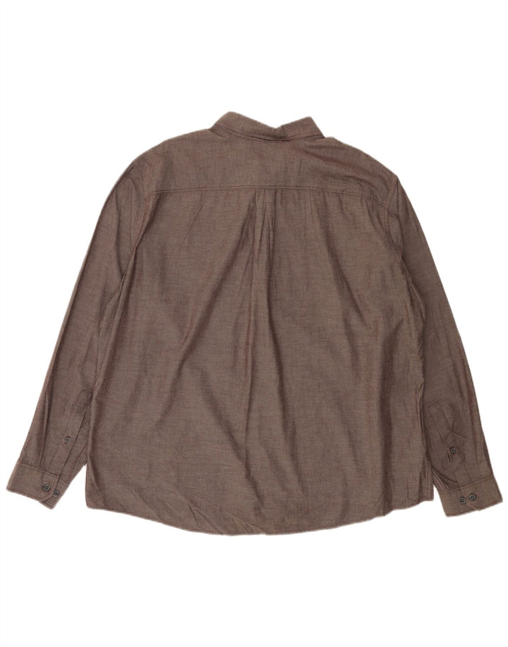 Cămașă pentru bărbați Eddie Bauer Classic Fit 2XL bumbac gri