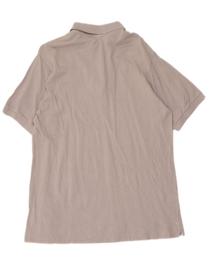 Tricou polo pentru bărbați Lacoste Mărimea 6 XL bumbac gri