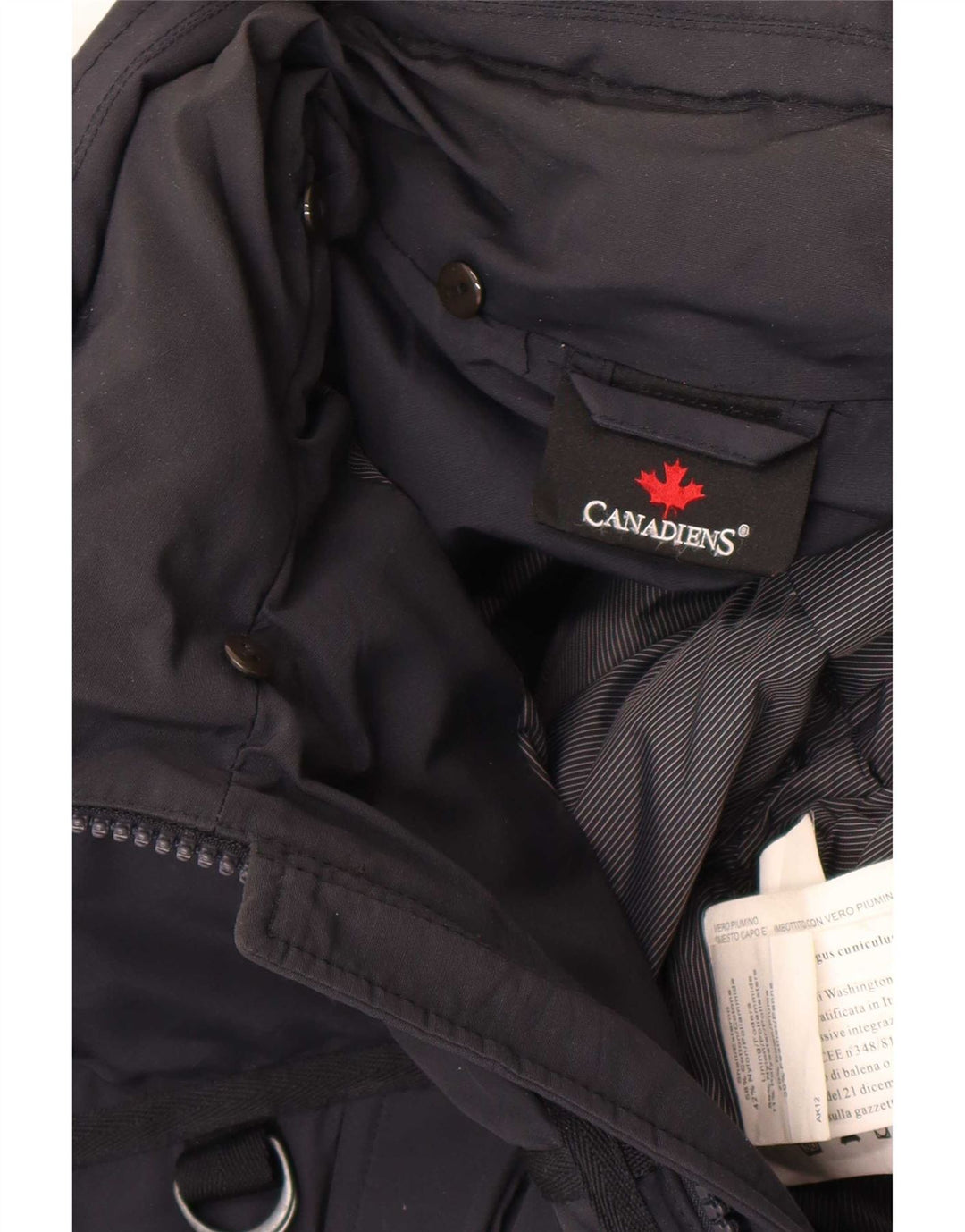 Jachetă căptușită pentru bărbați Canadiens UK 42 XL bumbac bleumarin