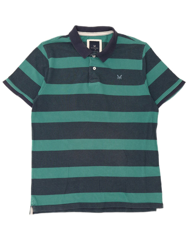 Crew Clothing Tricou polo pentru bărbați XL bleumarin, bumbac cu dungi