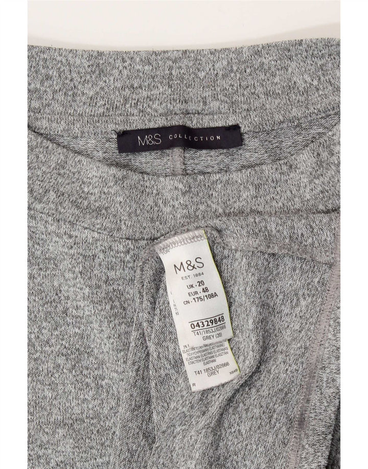 Bluză pentru femei Marks & Spencer, UK 20 2XL, poliester cu pături gri