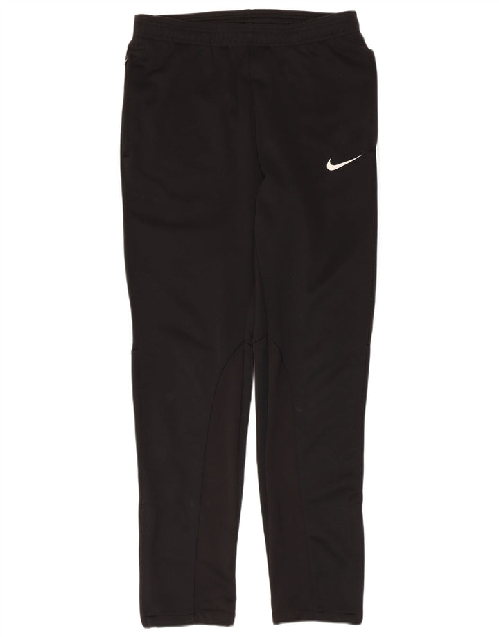 Pantaloni de trening NIKE pentru femei UK 14 Medium Black Colorblock Poliester