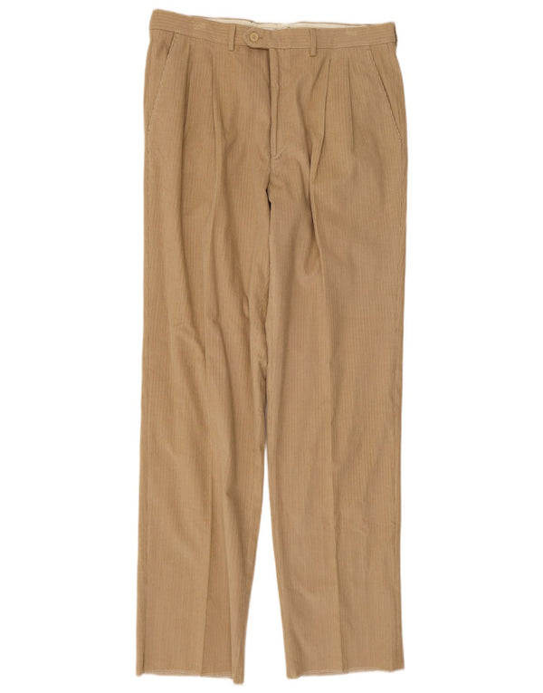 Gianfranco Ferre Pantaloni de costum pentru bărbați IT 54 2XL W36 L36 Bej Bumbac