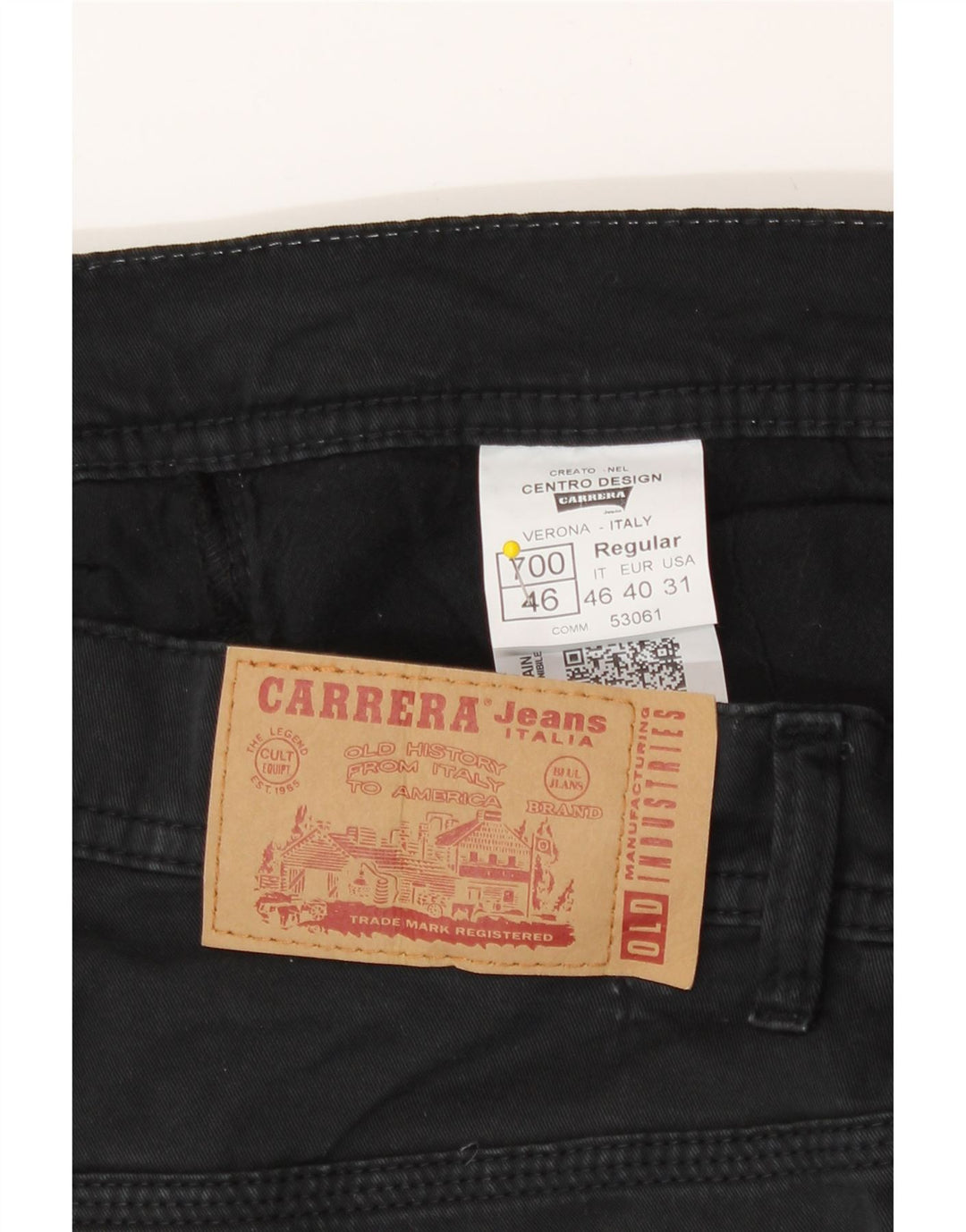 Blugi slim pentru bărbați Carrera IT 46 Small W31 L34 Bumbac negru