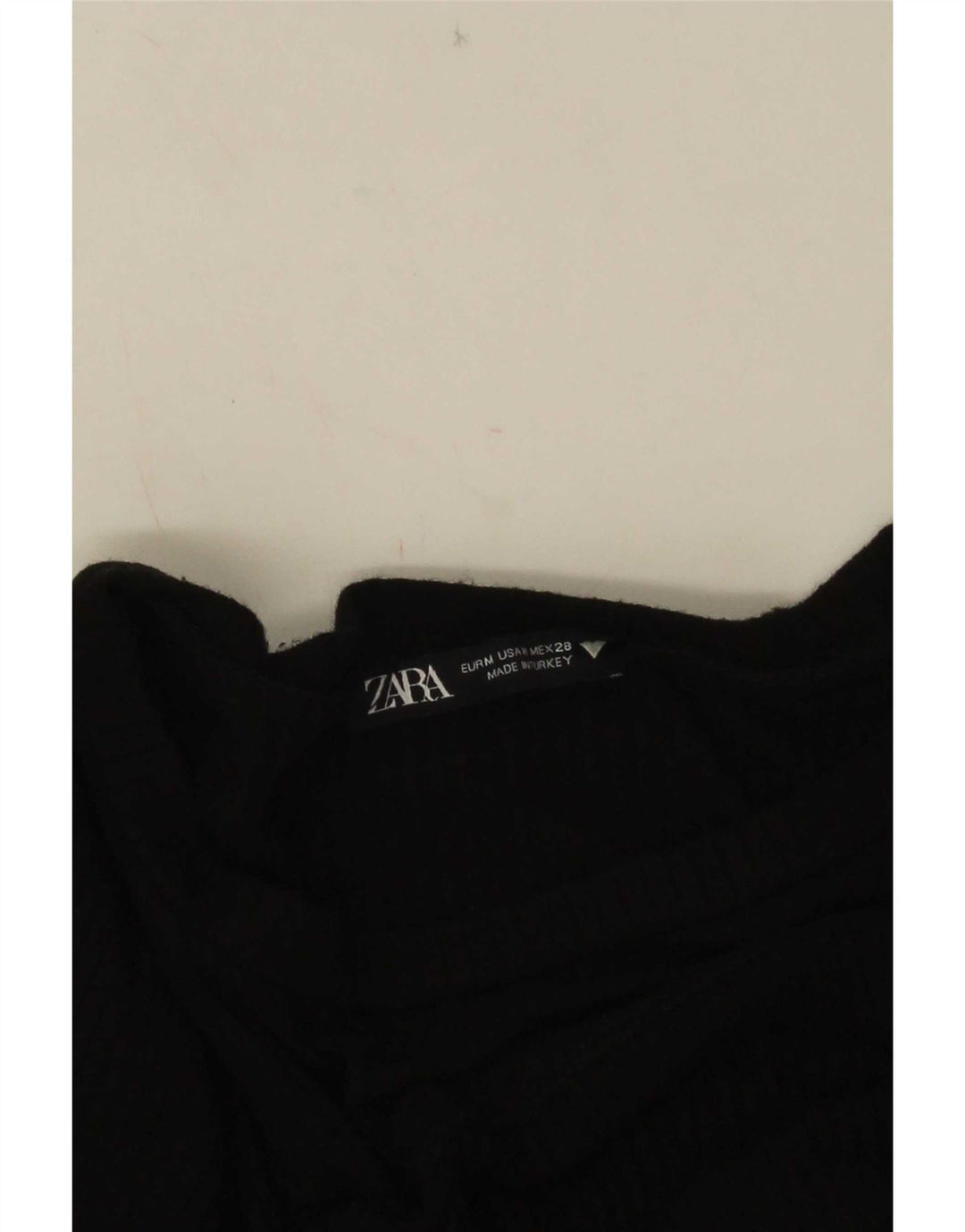 Bluză cu mânecă lungă pentru femei Zara UK 12 Medium Black