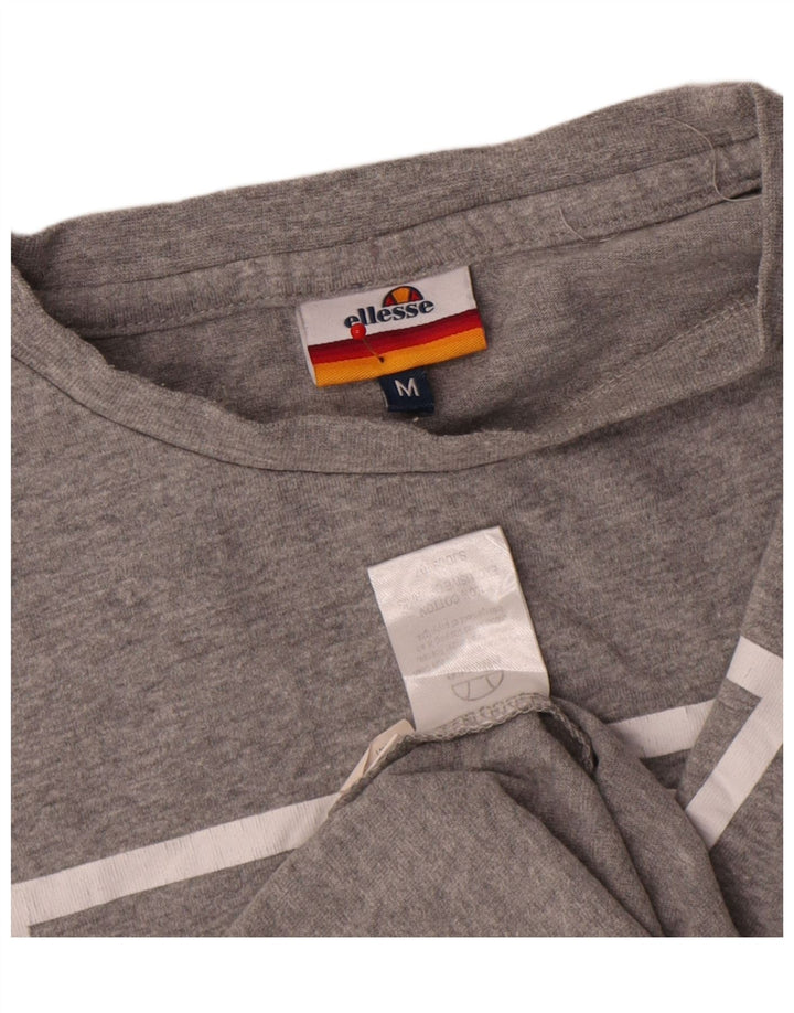 Tricou grafic pentru bărbați Ellesse Top din bumbac gri mediu