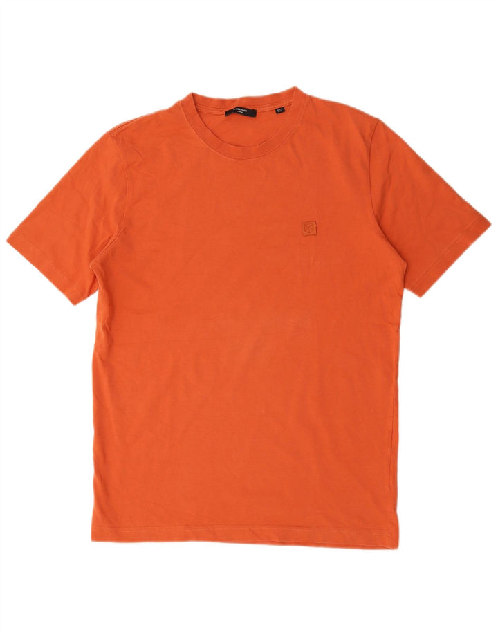 Tricou Jack & Jones pentru bărbați Top mare din bumbac portocaliu