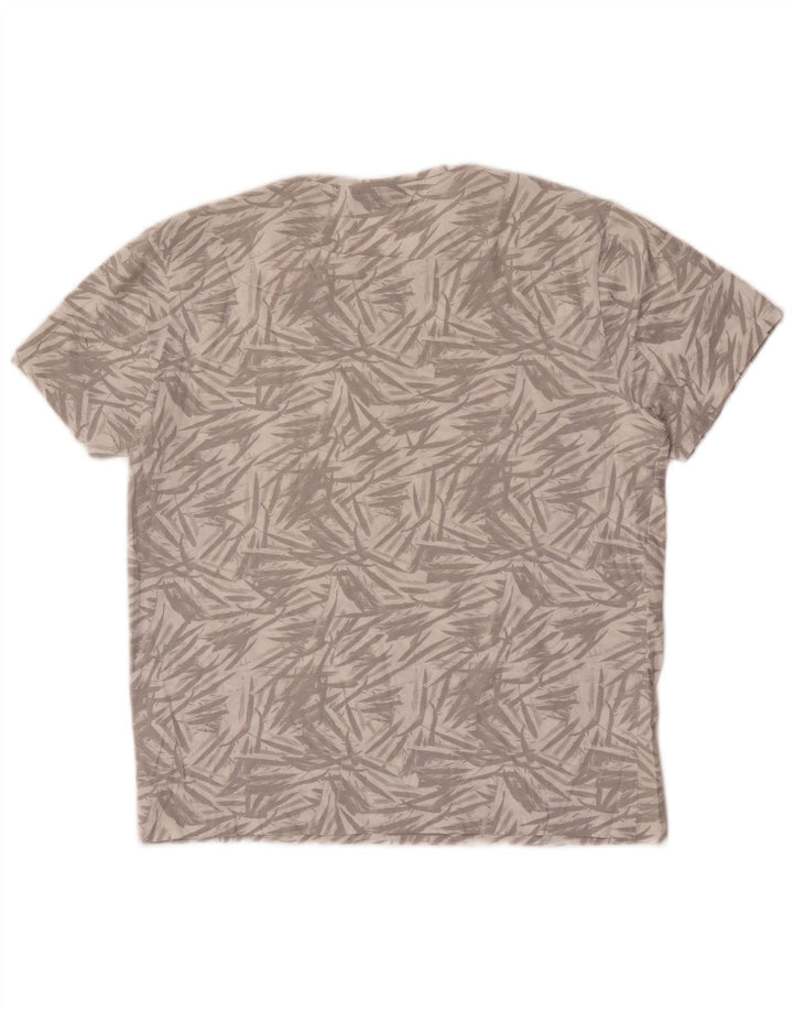 Tricou Calvin Klein pentru bărbați cu model abstract Top mare din bumbac gri