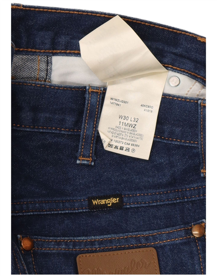 Blugi slim pentru bărbați Wrangler W30 L32 Bumbac albastru