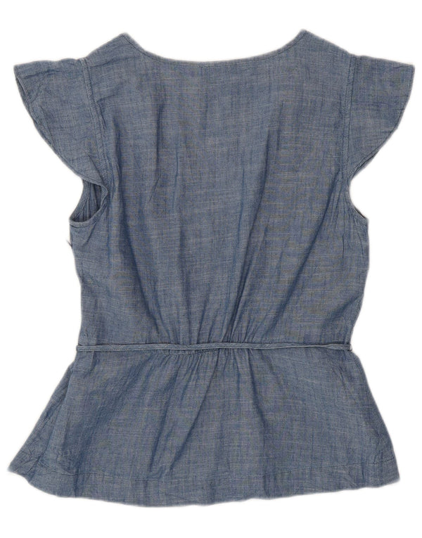 Bluză pentru femei J. CREW Top US 0 XS Bumbac albastru