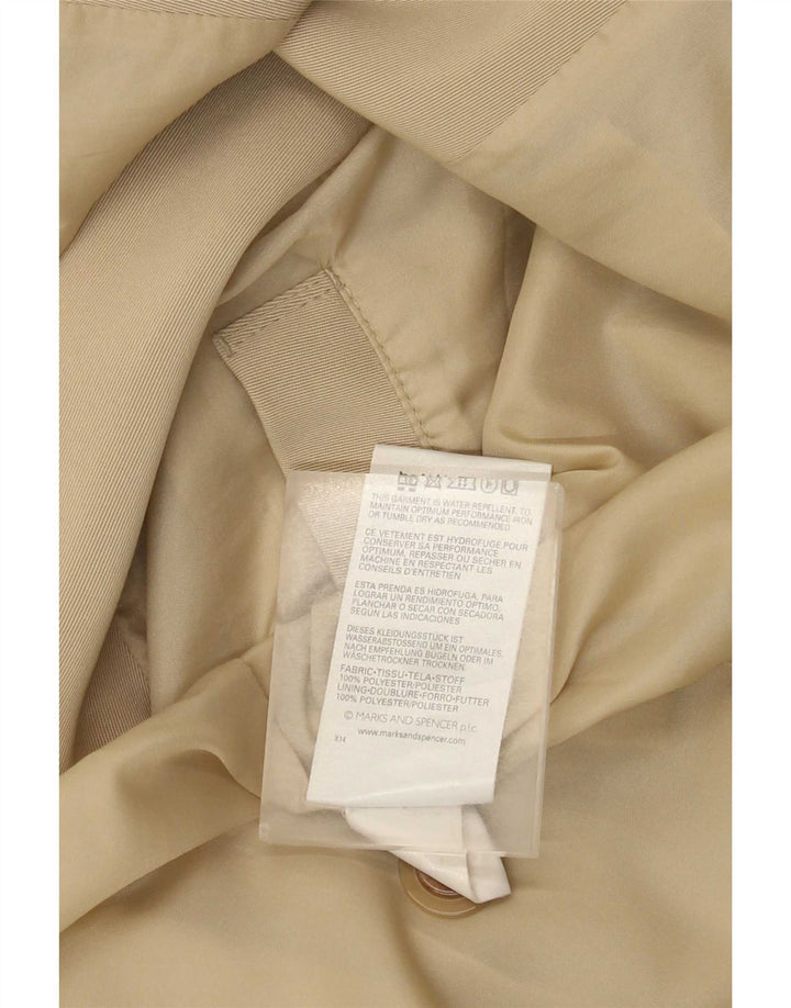 Palton pentru femei Marks & Spencer, cu ajustare standard, UK 18 XL, poliester bej