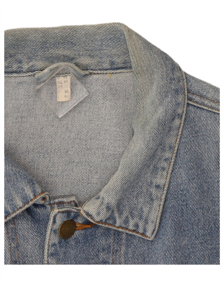 Jachetă de denim crop pentru bărbați VINTAGE IT 48 Medium Blue