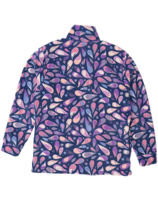 Jachetă din lână Canada Logan pentru femei UK 18 XL Blue Paisley Bumbac