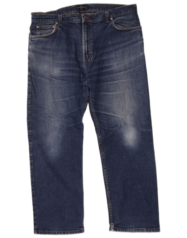 Blugi drepti pentru bărbați Marks & Spencer Blue Harbour W38 L29 Bumbac albastru