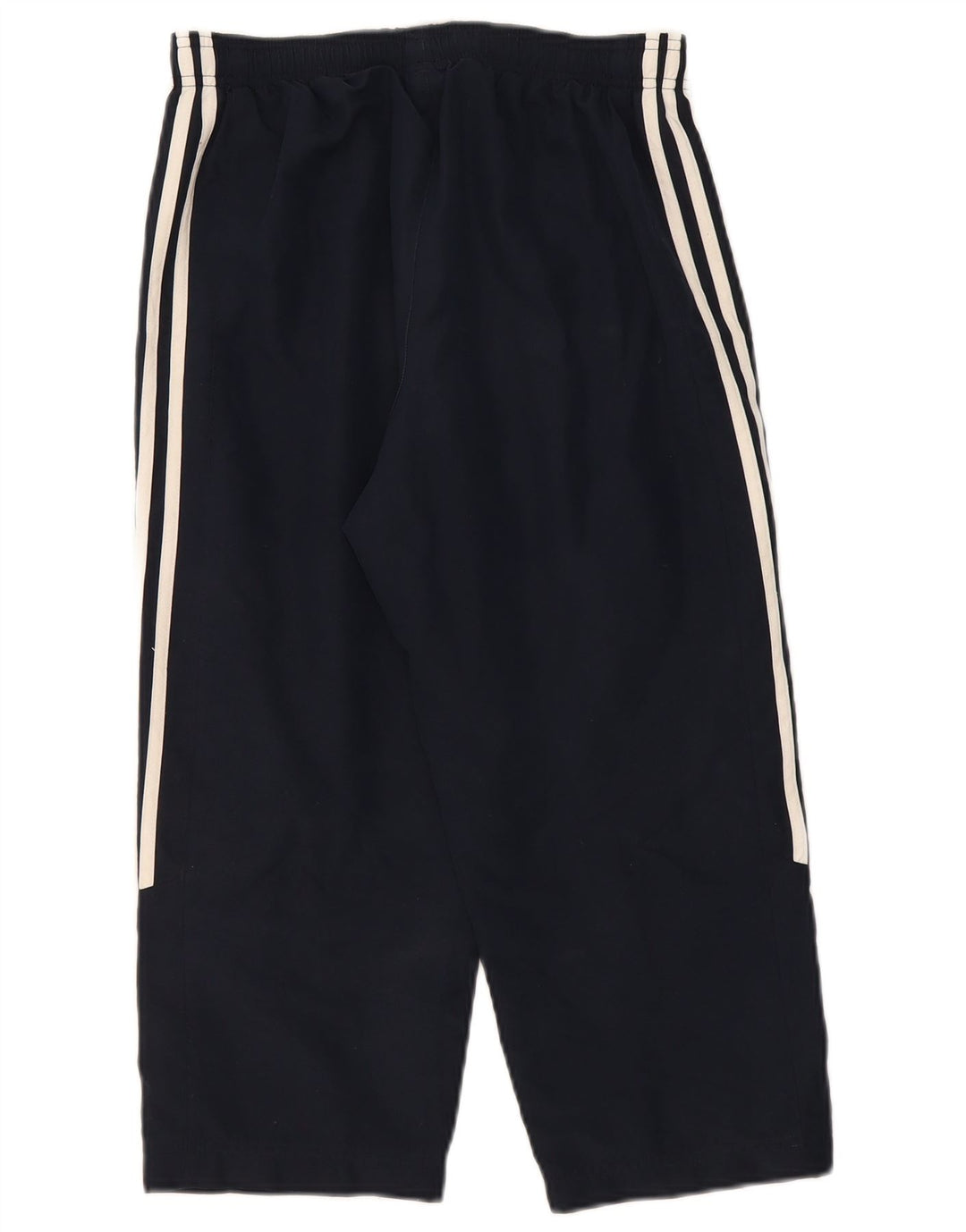 Pantaloni de trening Capri Adidas pentru femei UK 10 Poliester bleumarin mic