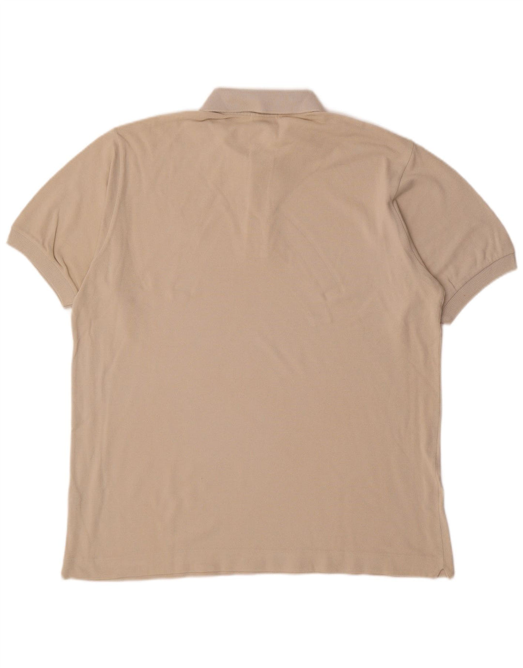 Tricou polo LACOSTE pentru bărbați mărimea 5 mare bumbac alb