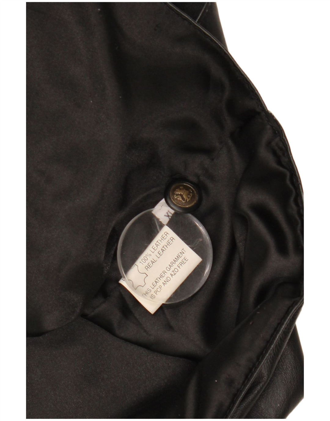 Vestă din piele pentru bărbați VINTAGE XL din piele neagră