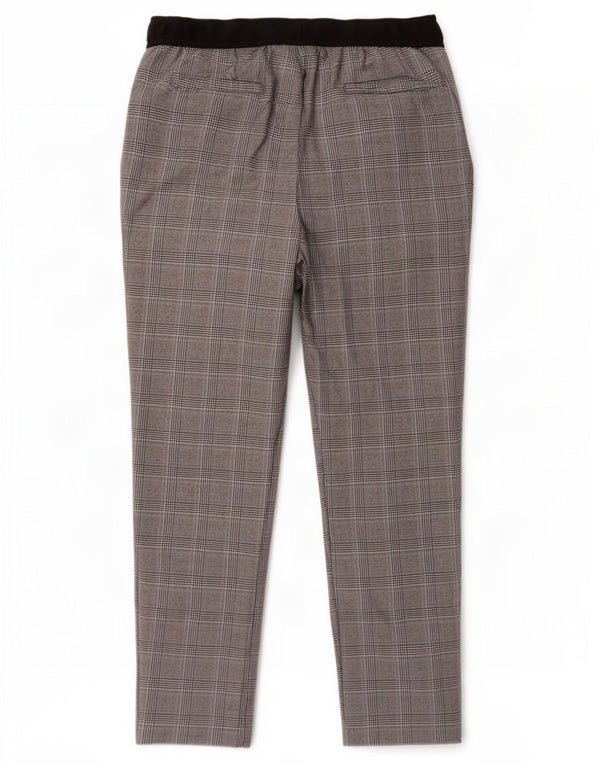 Pantaloni chino slim pentru femei Zara XL W38 L27 Gri Houndstooth
