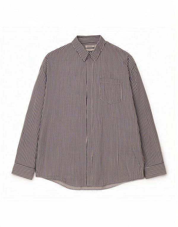 Cămașă Calvin Klein pentru bărbați, cu tăiere relaxată, XL, bleumarin, bumbac cu dungi