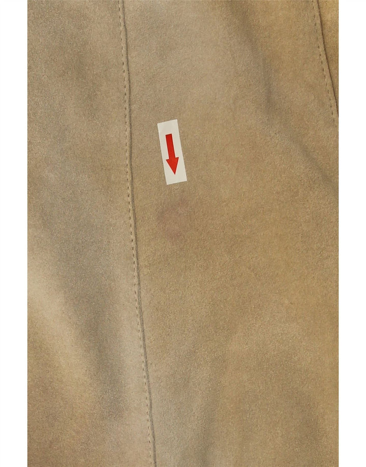 Pardesiu pentru femei Jet Plane din piele intoarsa IT 42 Medium Beige Piele