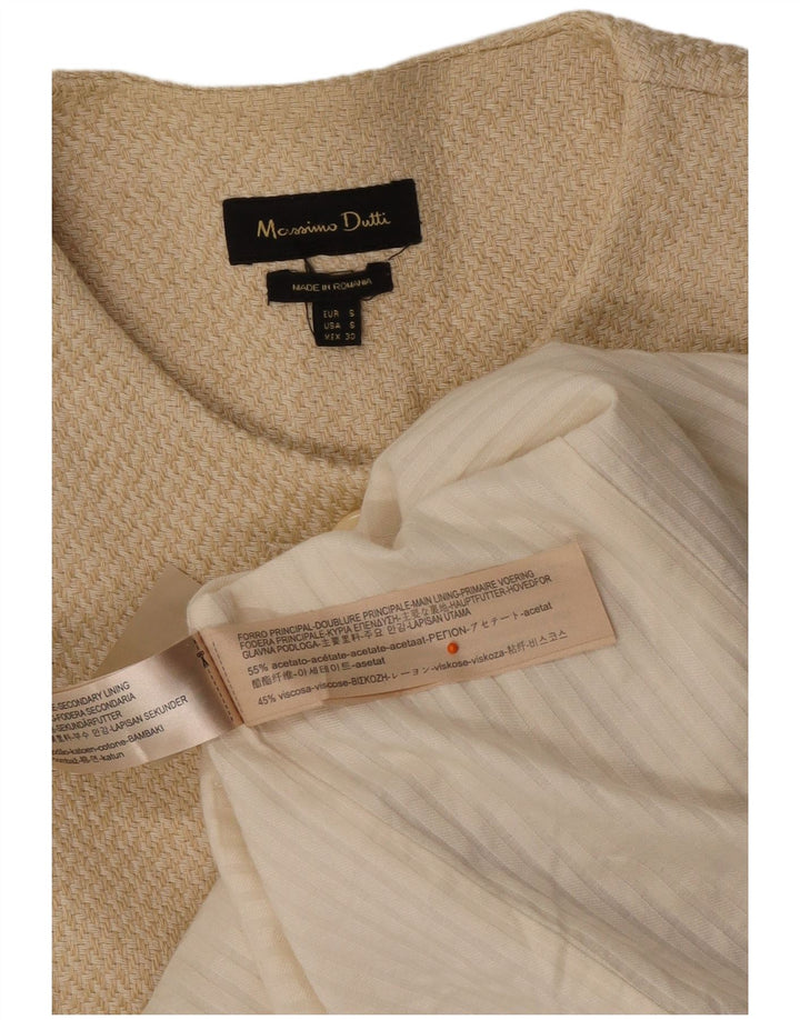 MASSIMO DUTTI Palton pentru femei UK 10 Small Beige Acetat