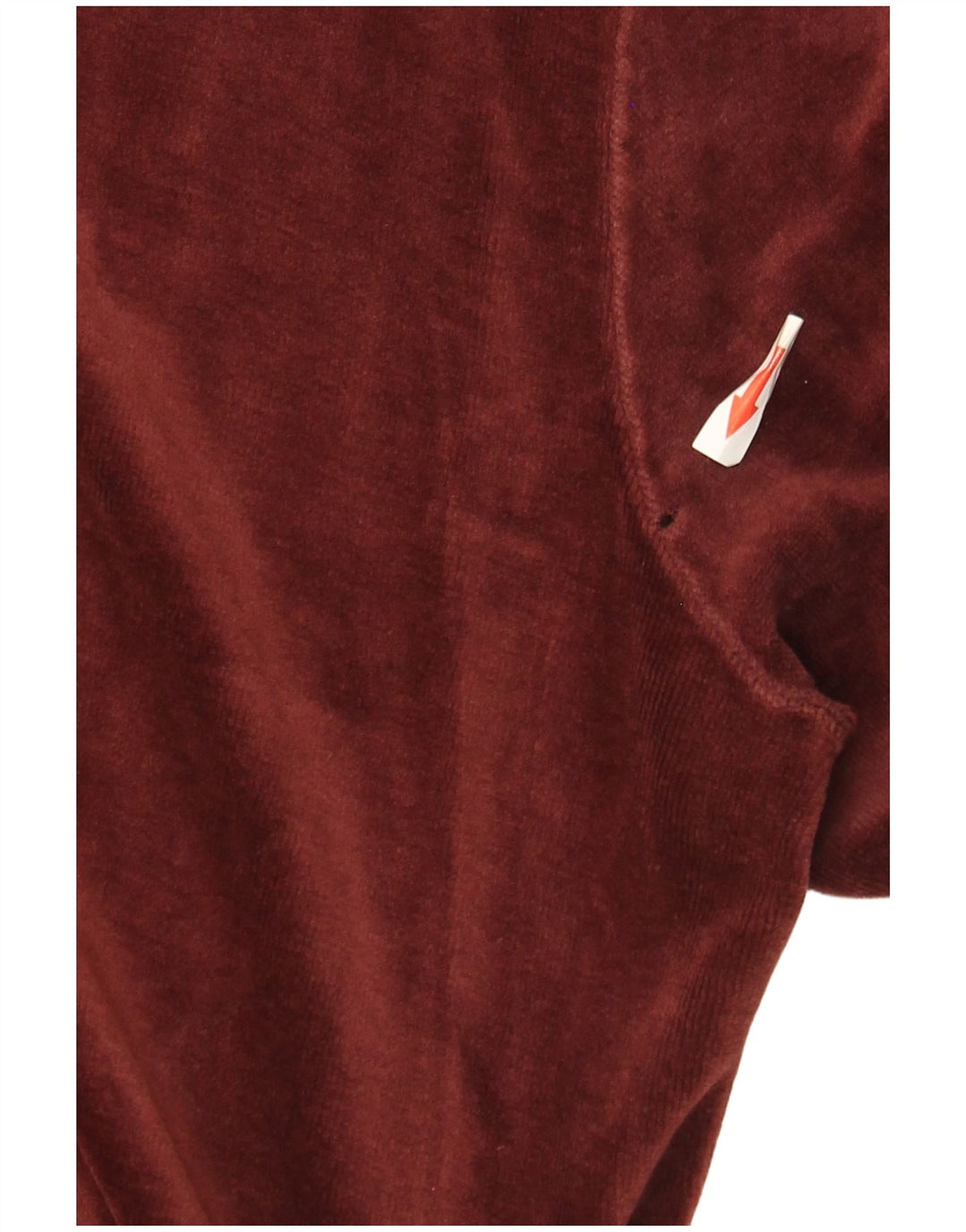 Top Vintage pentru bărbați cu mânecă lungă Burgundy mediu