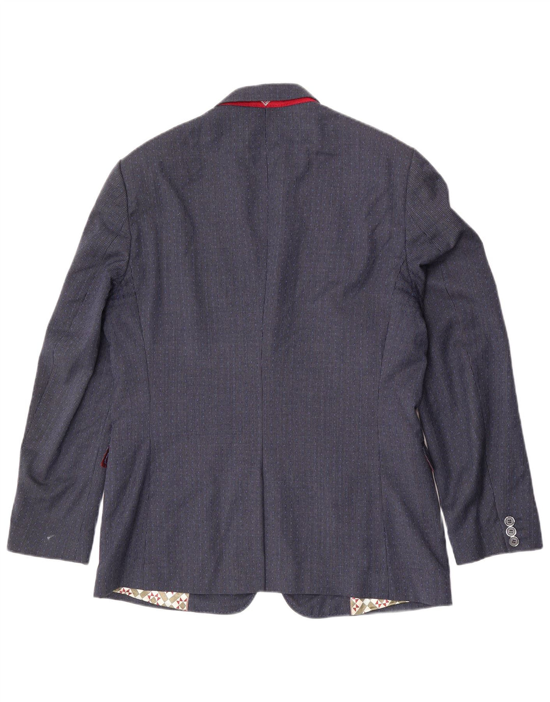 Sacou blazer pentru bărbați Ted Baker, cu 2 nasturi, UK 42 XL, lână cu picior de gală bleumarin
