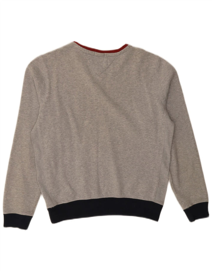 Pulover cu grafic pentru femei Tommy Hilfiger, UK 10, gri mic