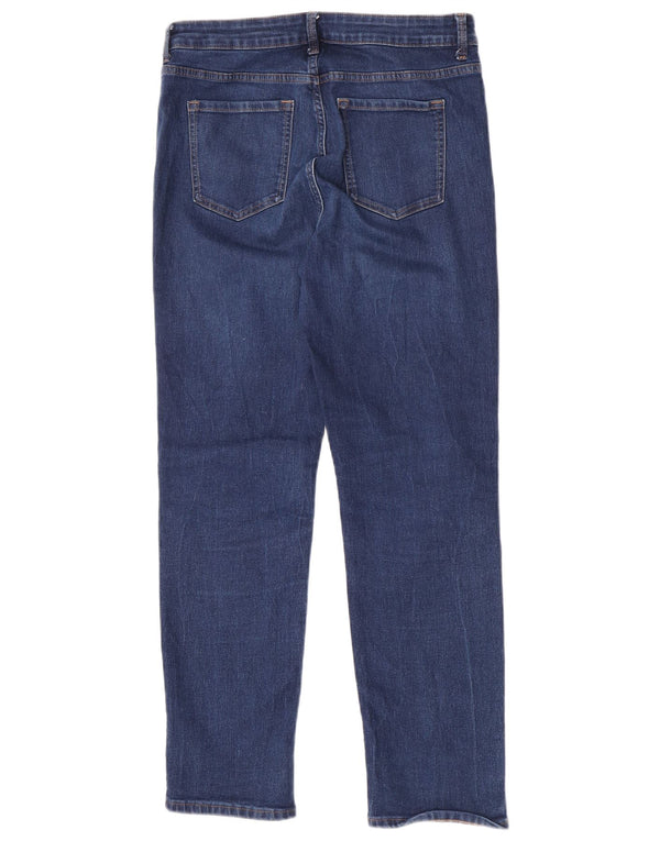 Blugi drepti pentru femei Marks & Spencer The Sienna UK 14 Large W32 L30 Blue