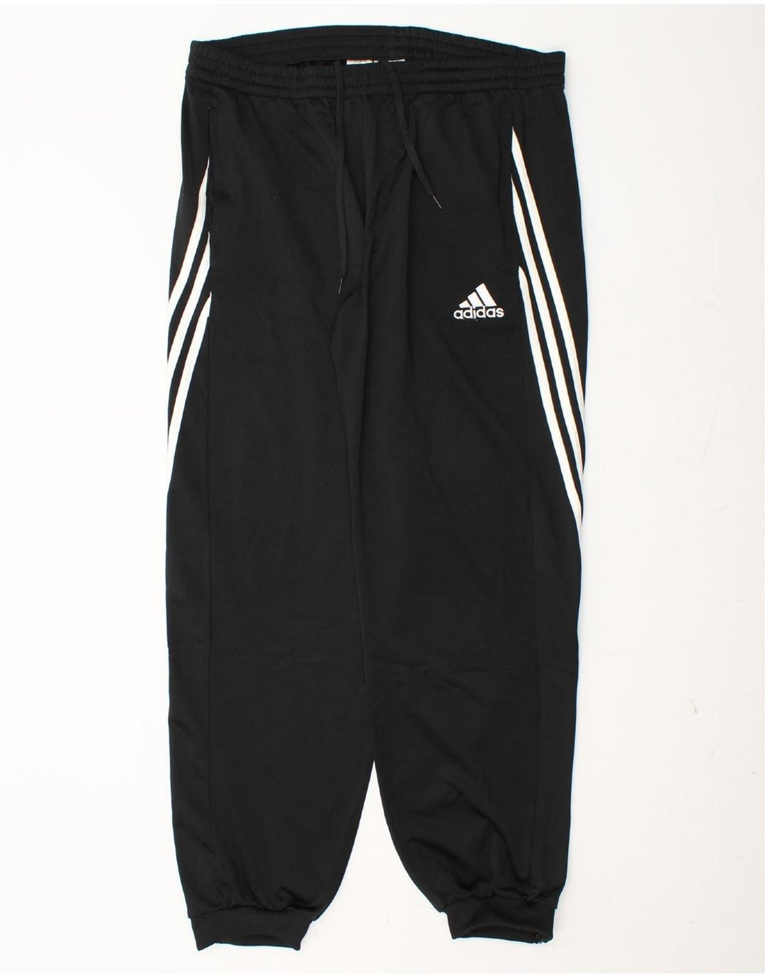 Pantaloni de trening pentru bărbați ADIDAS Joggeri mari, negru, poliester