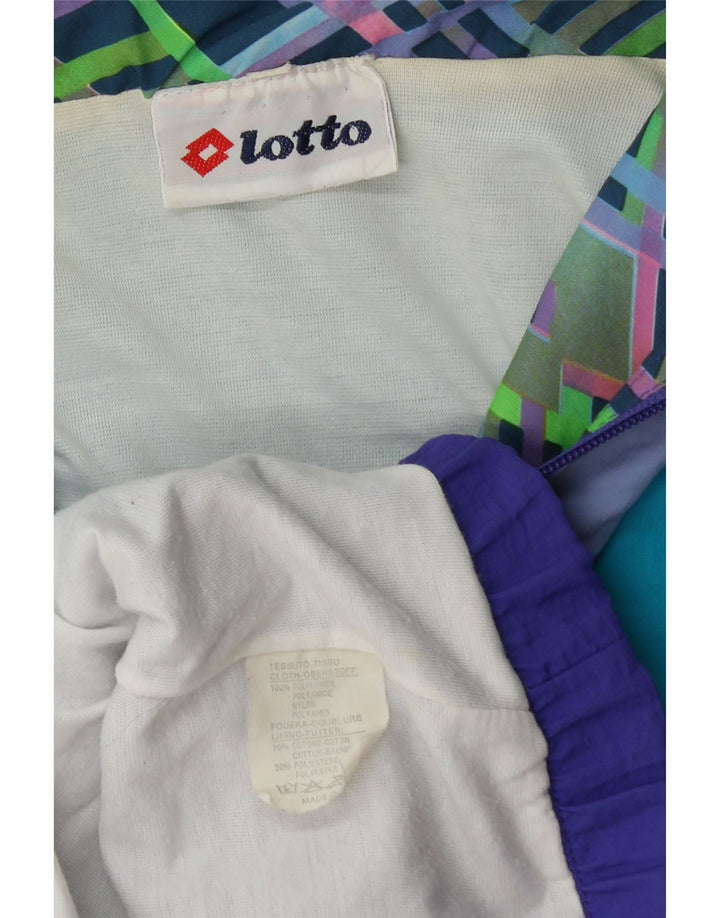 Jachetă de trening pentru bărbați LOTTO, mare, mov, poliamidă color bloc