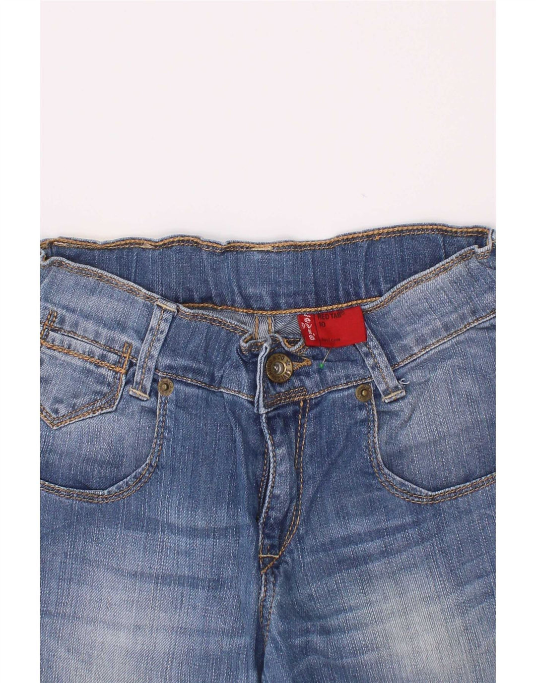 Pantaloni scurți din blugi pentru băieți Levi's 9-10 ani W22 bumbac albastru