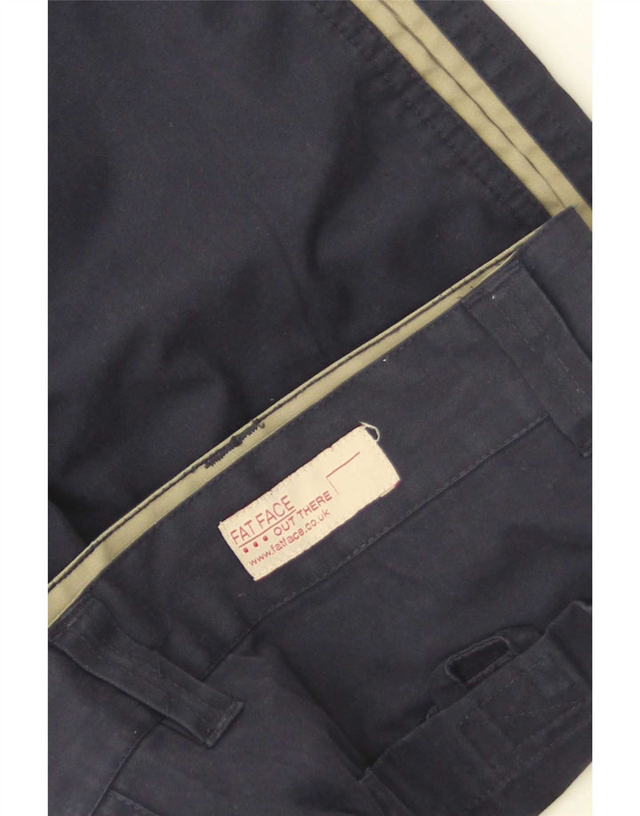 Pantaloni scurți casual pentru bărbați Fat Face, mari W34, bleumarin, poliester color bloc