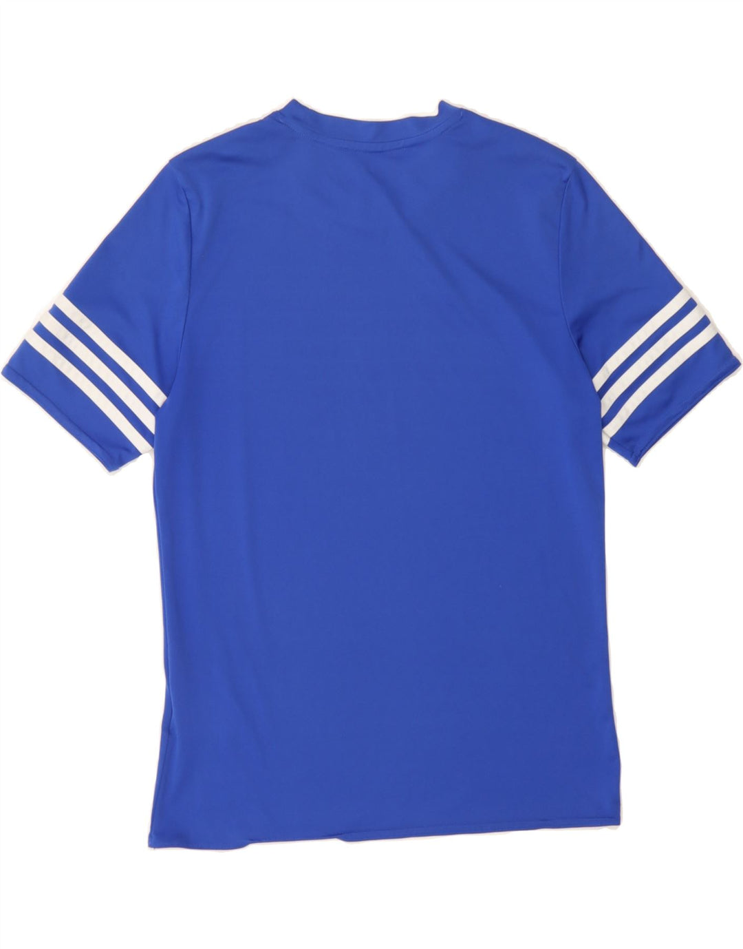 ADIDAS Boys Climalite T-Shirt Top 13-14 Years XL Blue Polyester Vintage Adidas and Second-Hand Adidas from Messina Hembry 