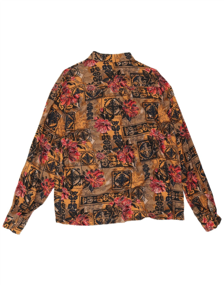 Cămașă Vintage bărbați Mediu Multicolor Patchwork